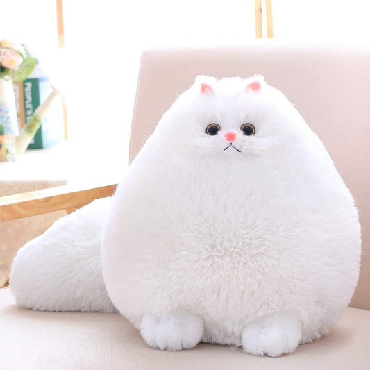 Long tail cute simulation Persian cat doll air conditioning blanket simulation cat doll pillow